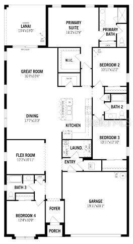 370 FREE RANGE DRIVE, Groveland, FL 34736 Pinnacle Floorplan