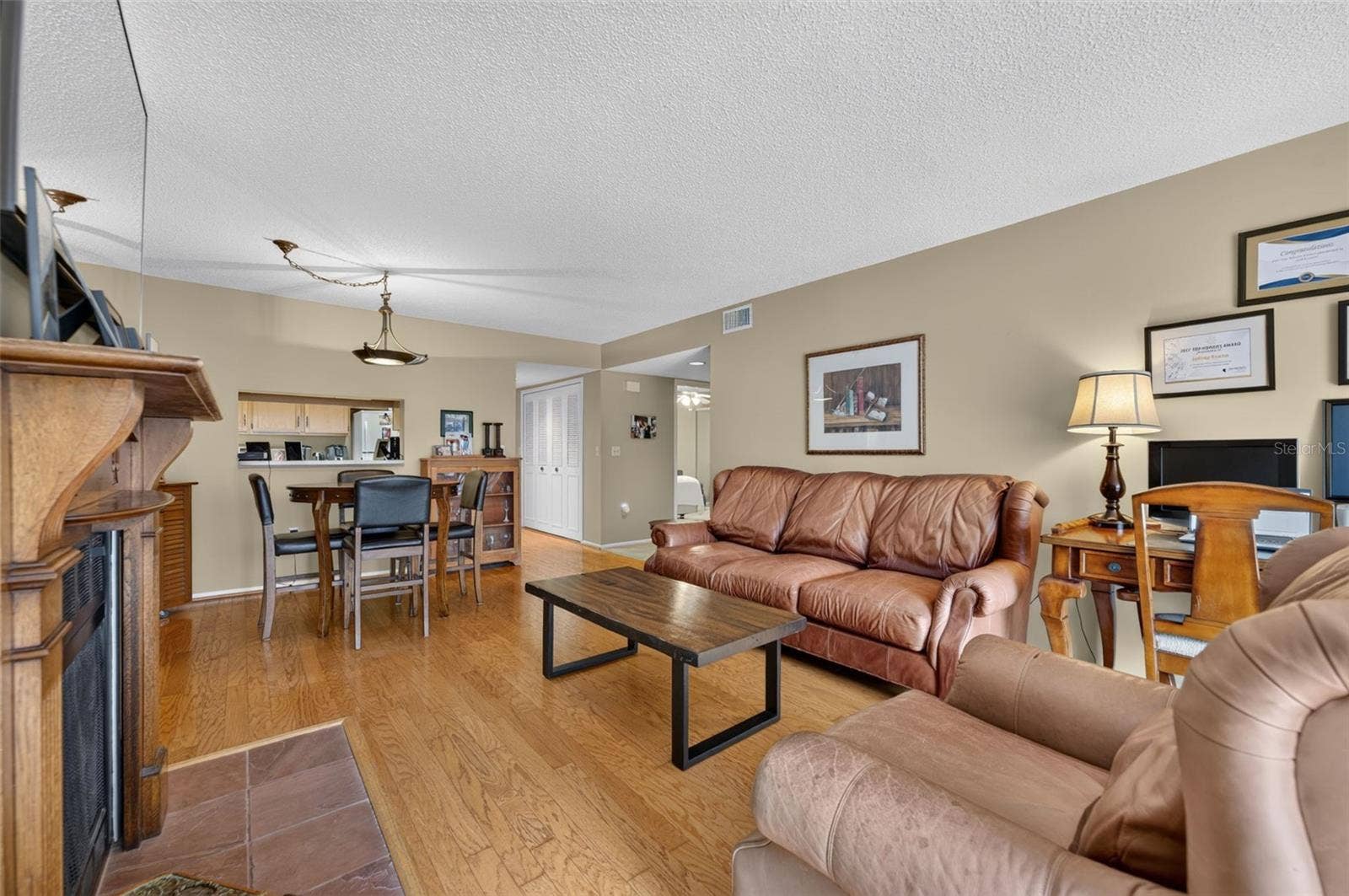 250 CAROLINA AVENUE, #202, Winter Park, FL 32789 Living Room With Wood Floors