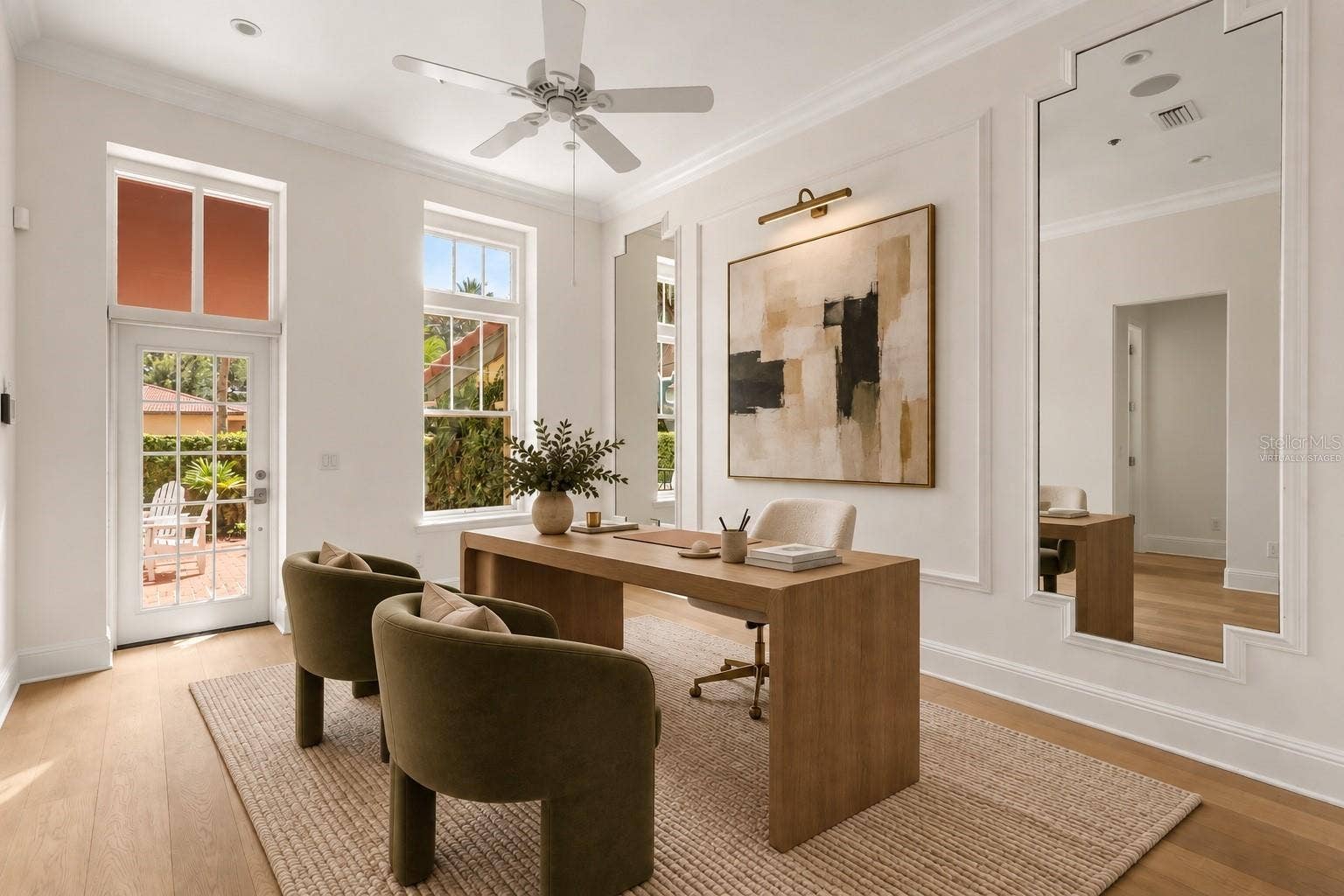 Guest Room/Study Virtually Staged