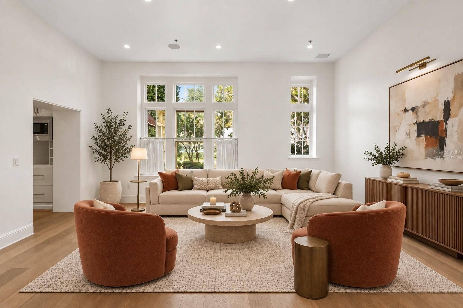 Living RoomVirtually Staged