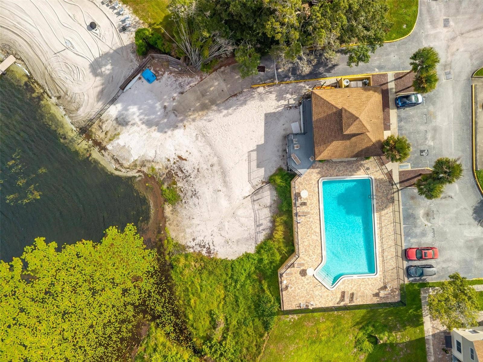 618 OLYMPIC DRIVE, #6A, Ocoee, FL 34761 Pool and private beach area