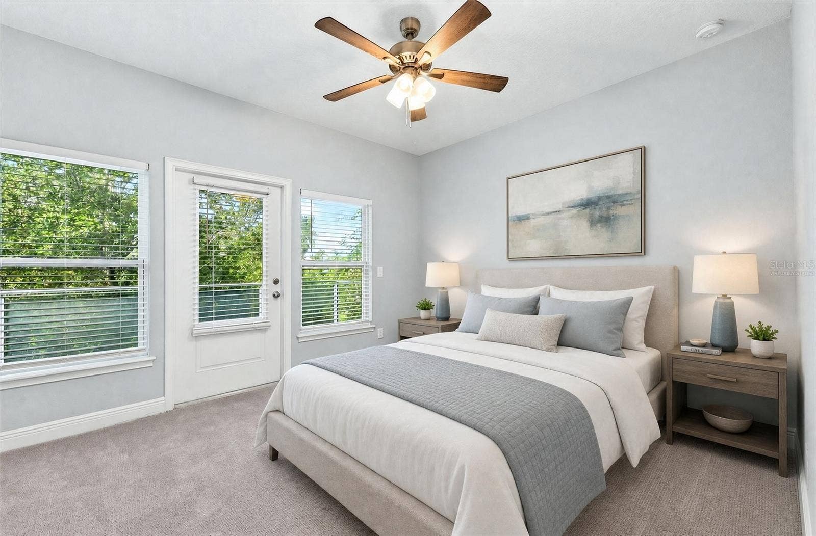 14061 WALCOTT AVENUE, Orlando, FL 32827 Second bedroom gas access to the balcony. Virtually Staged.