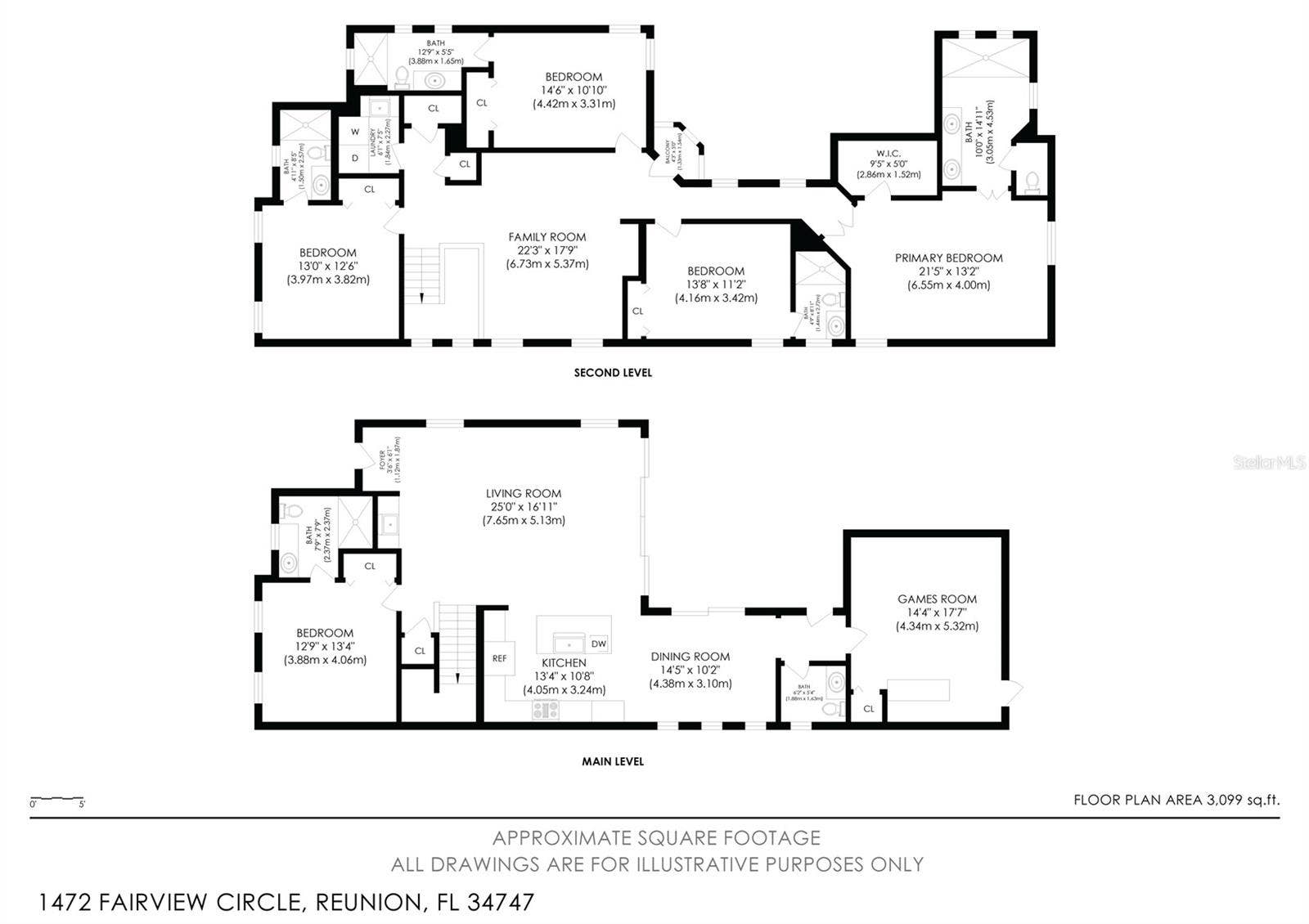 1472 FAIRVIEW CIR, Kissimmee, FL 34747 Floor Plan