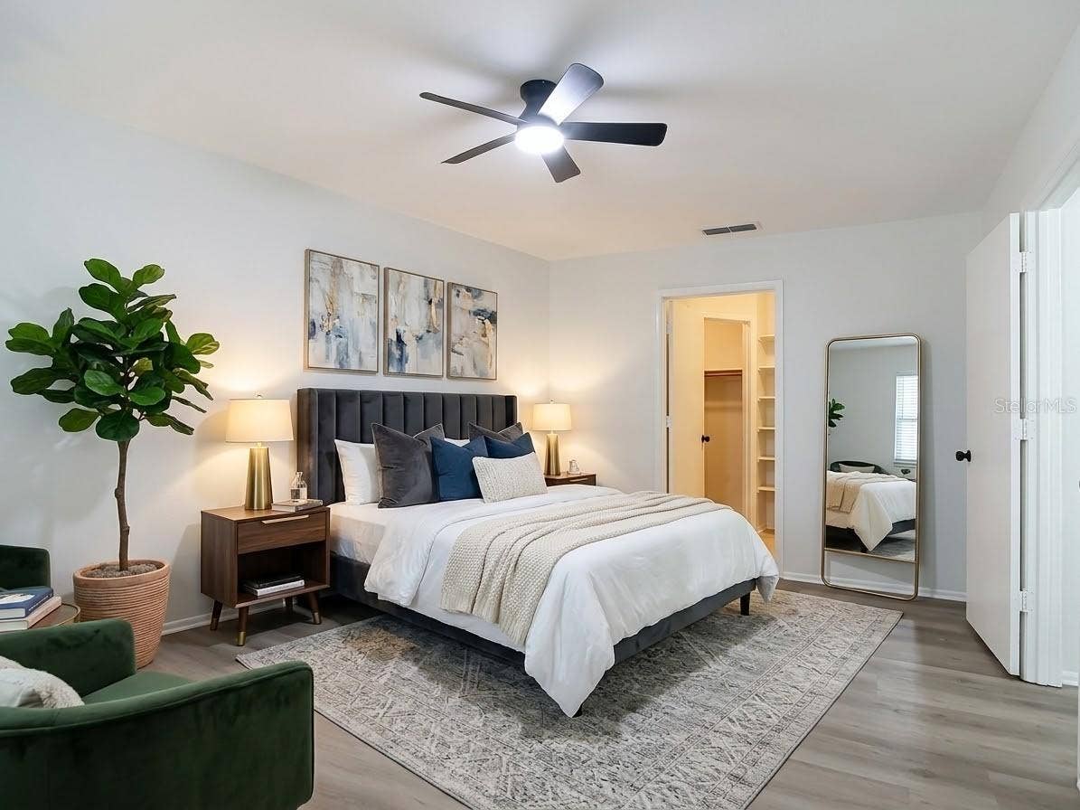 1056 SHADY HOLLOW DRIVE, Deland, FL 32724 Master bedroom
