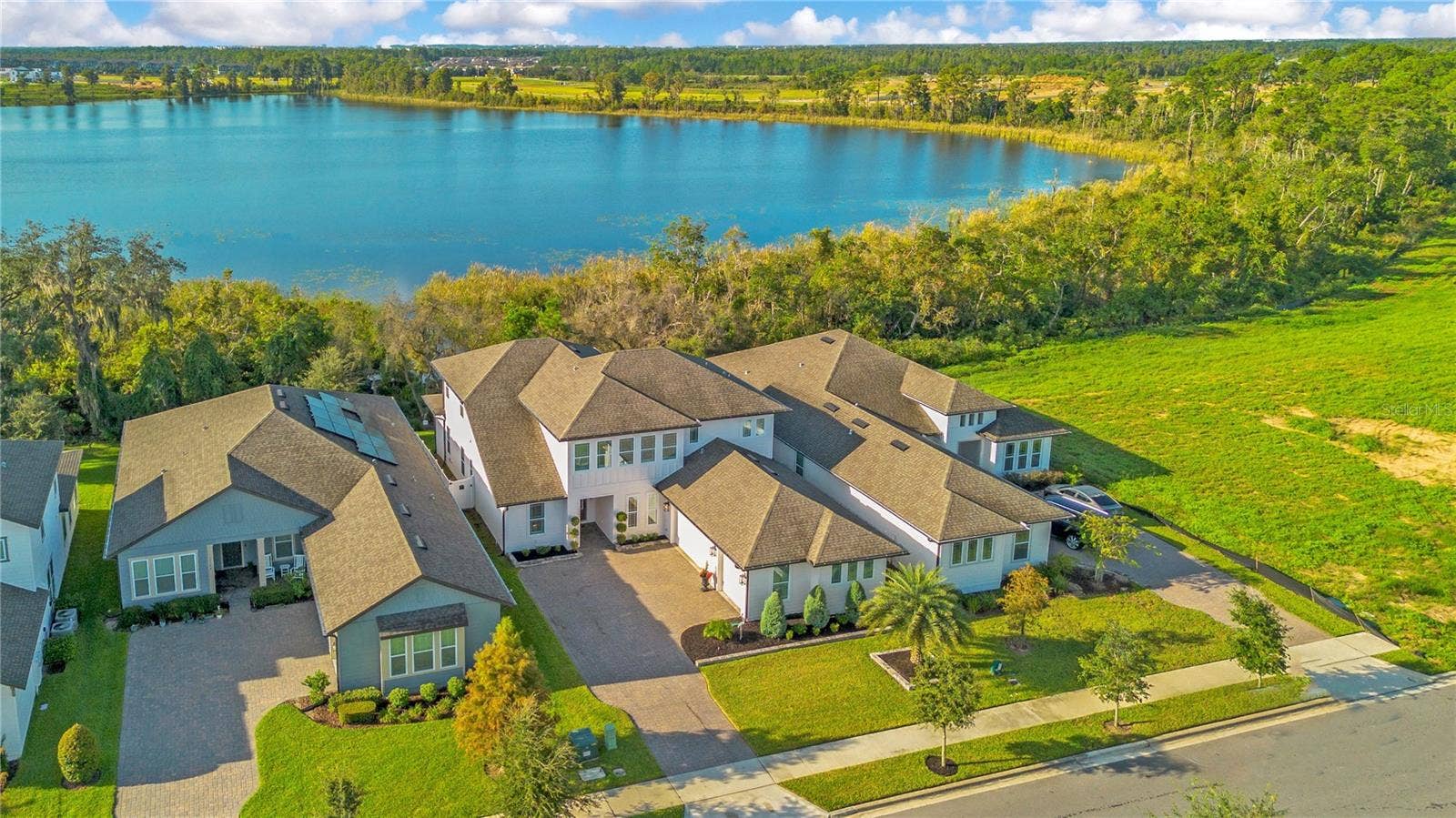 17600 LAKE STAR ROAD, Winter Garden, FL 34787 Lake views framed by mature trees and natural landscaping along the backyard.