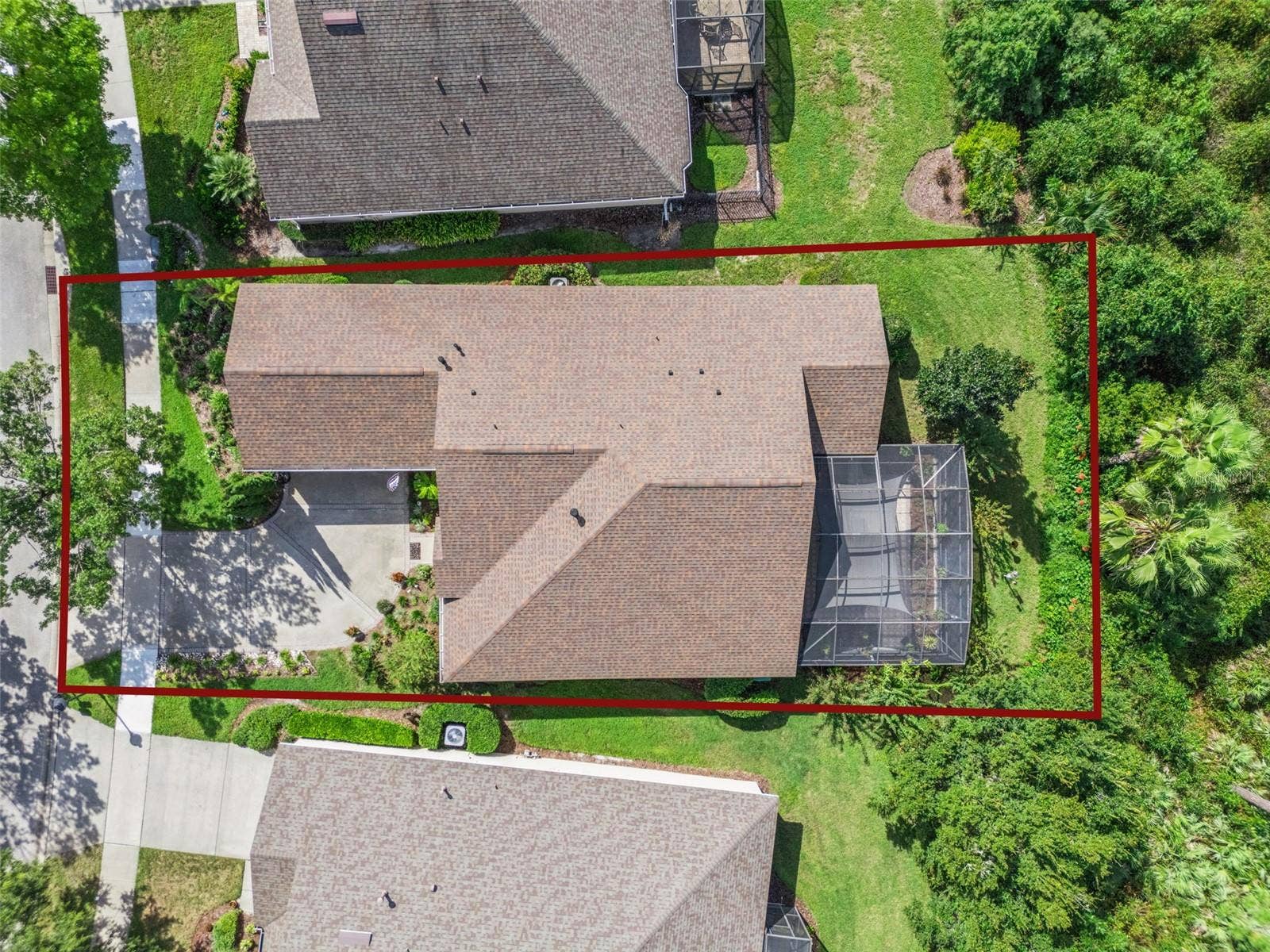 108 AVENHAM DRIVE, Deland, FL 32724 Aerial view from above the home