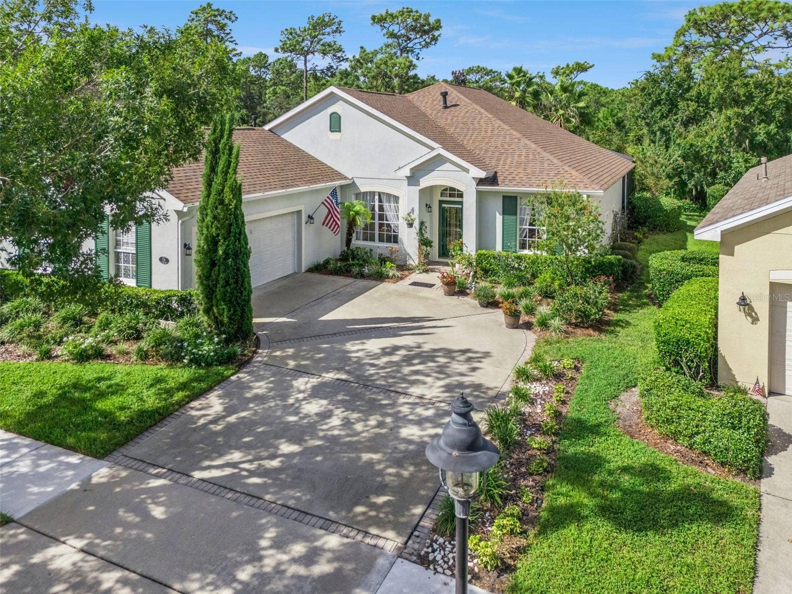 108 AVENHAM DRIVE, Deland, FL 32724 Aerial view from the front of the home