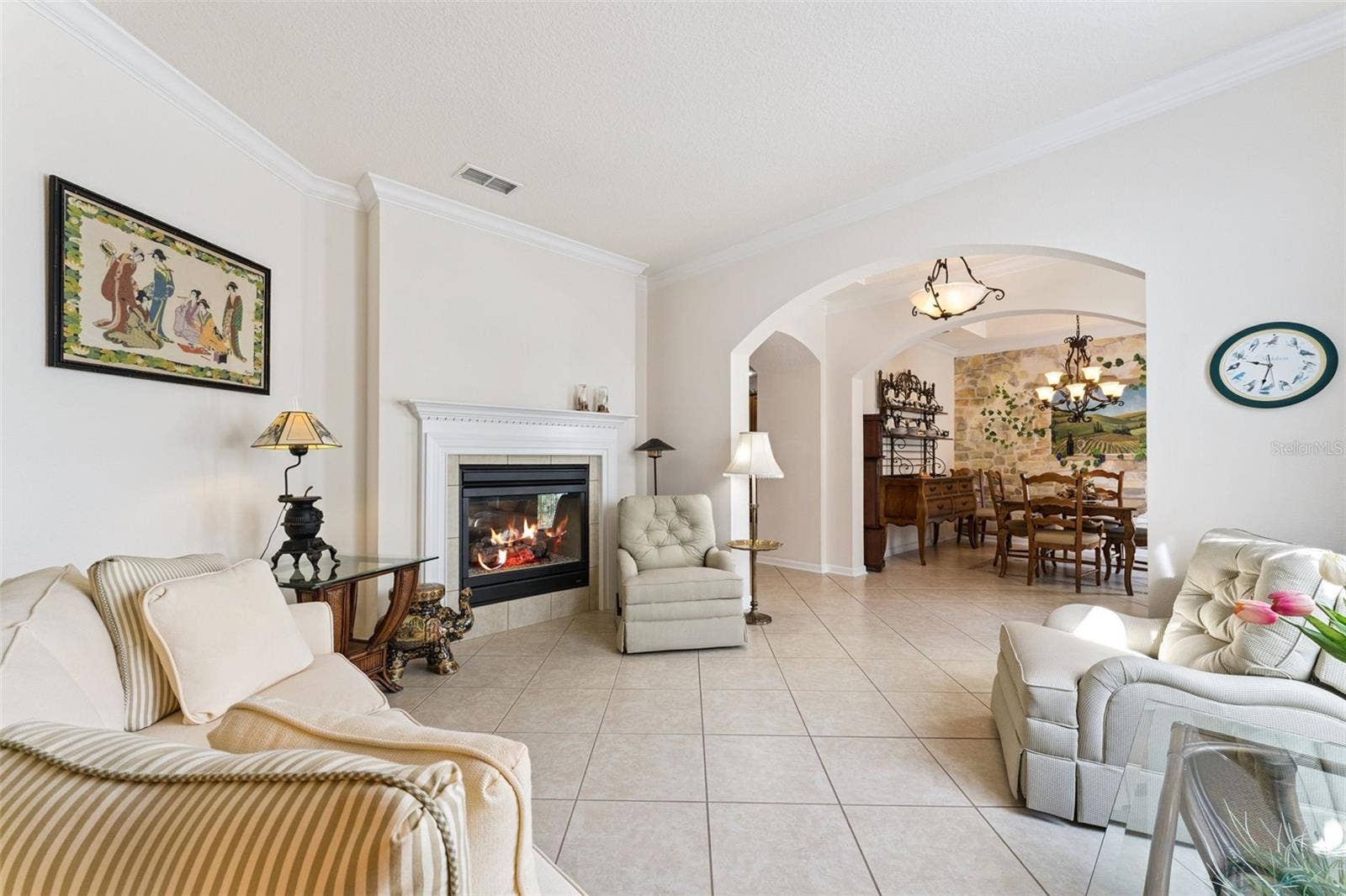 108 AVENHAM DRIVE, Deland, FL 32724 View from the Living Room looking towards the Dining Room area