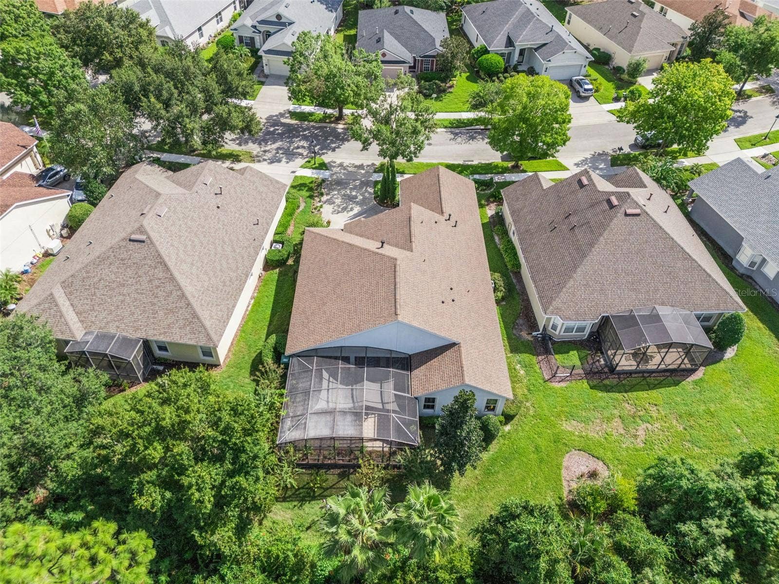 108 AVENHAM DRIVE, Deland, FL 32724 Aerial view from behind the home