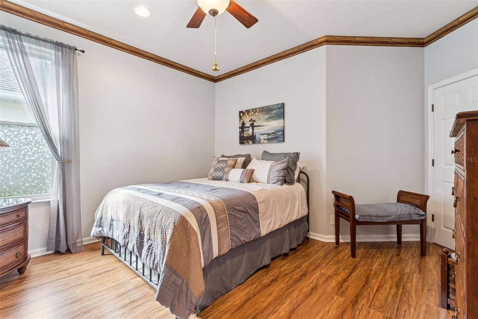 108 AVENHAM DRIVE, Deland, FL 32724 13' x 12' Bedroom #3 w/ engineered wood flooring, recessed lighting, ceiling fan & a walk-in closet