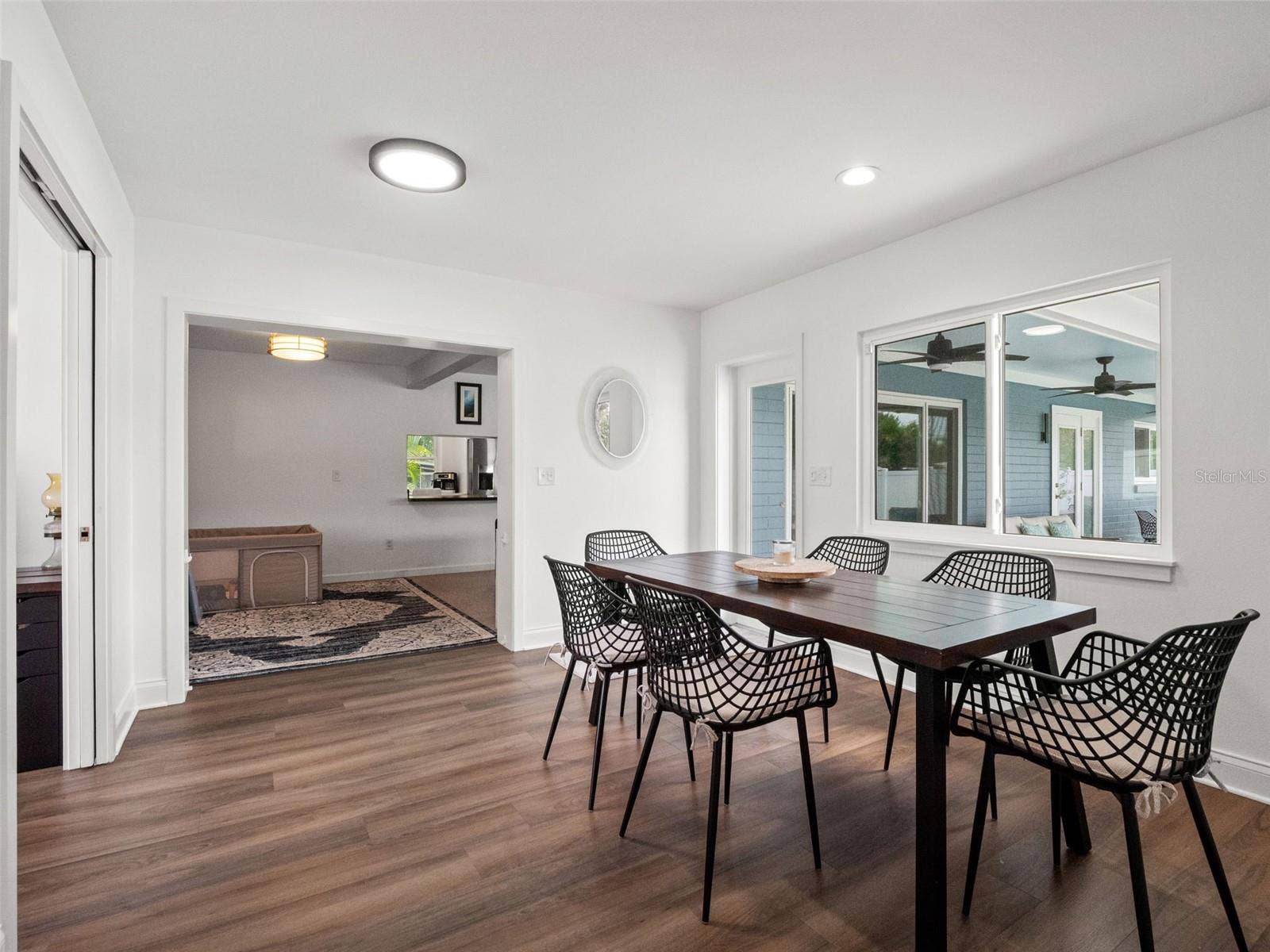 1502 DOVE DRIVE, Orlando, FL 32803 Addition with dining area, door to patio/pool, office