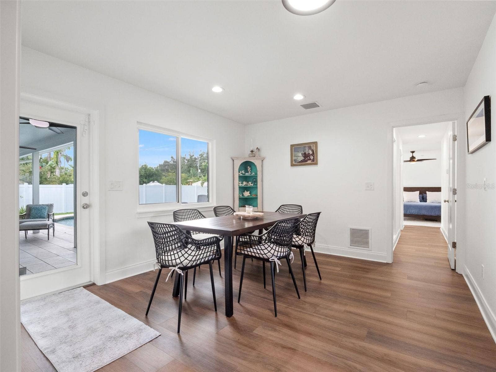 1502 DOVE DRIVE, Orlando, FL 32803 Addition with dining area, door to patio/pool, office