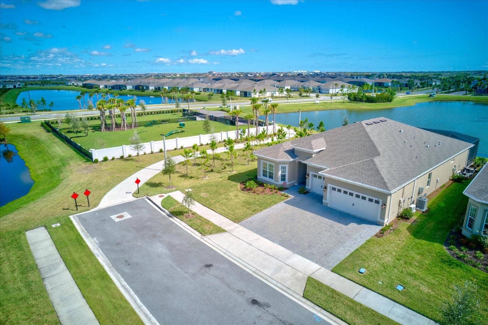 9177 SPLASHING DRIVE, Melbourne, FL 32940 Aerial of Home