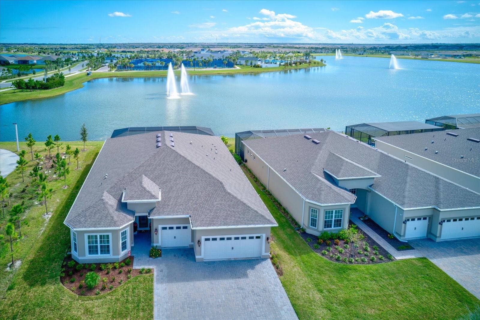 9177 SPLASHING DRIVE, Melbourne, FL 32940 Aerial of Water View