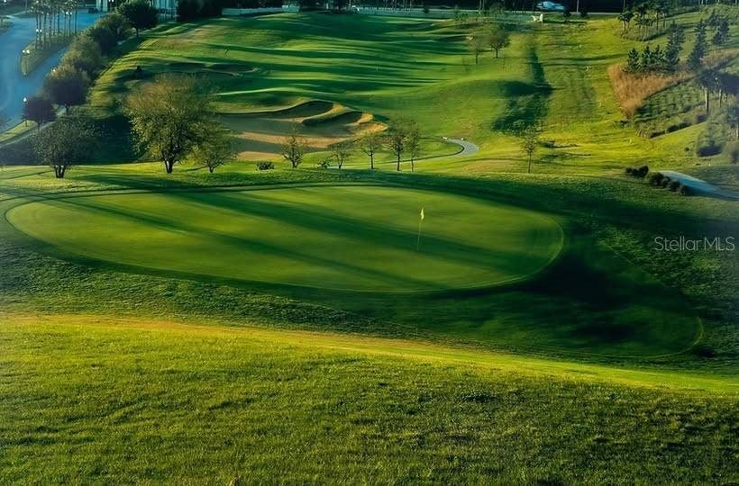 Clermont National Golf Course, directly across Mirror Lake