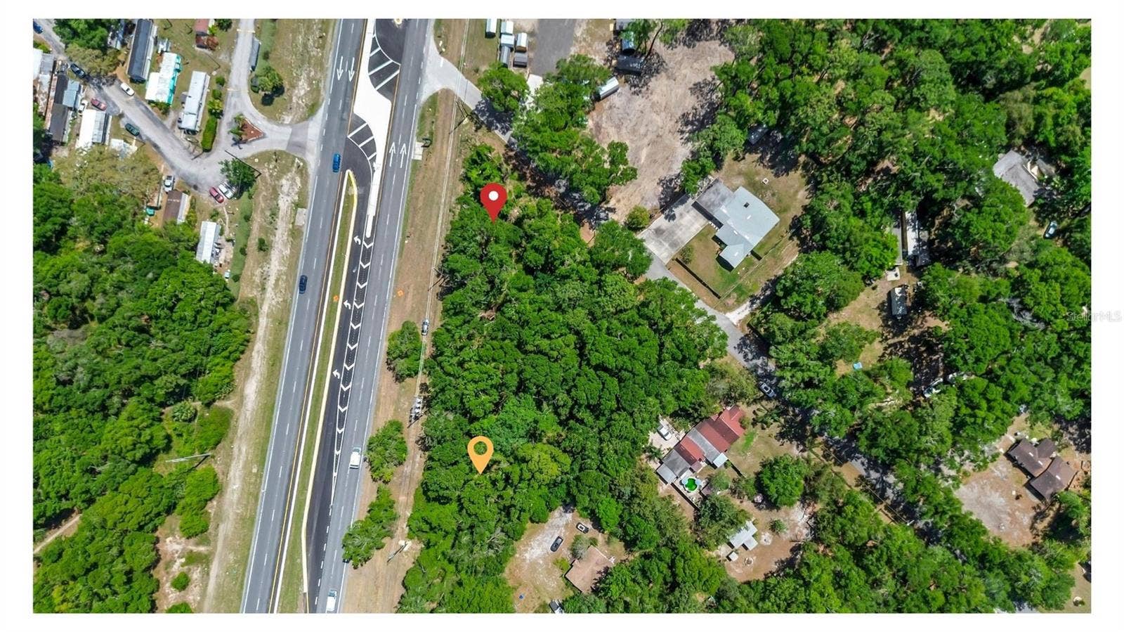 1 N US HWY 17, Deland, FL 32720 Yellow marker identifies additional parcel being offered refer to ML#:O6444223.