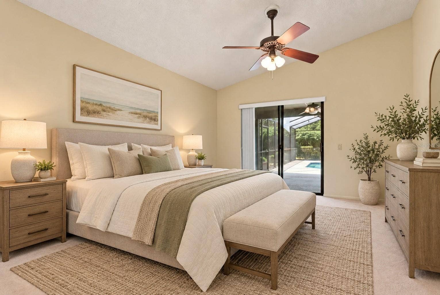 7201 MOSS LEAF LANE, Orlando, FL 32819 Virtually Staged Primary Bedroom