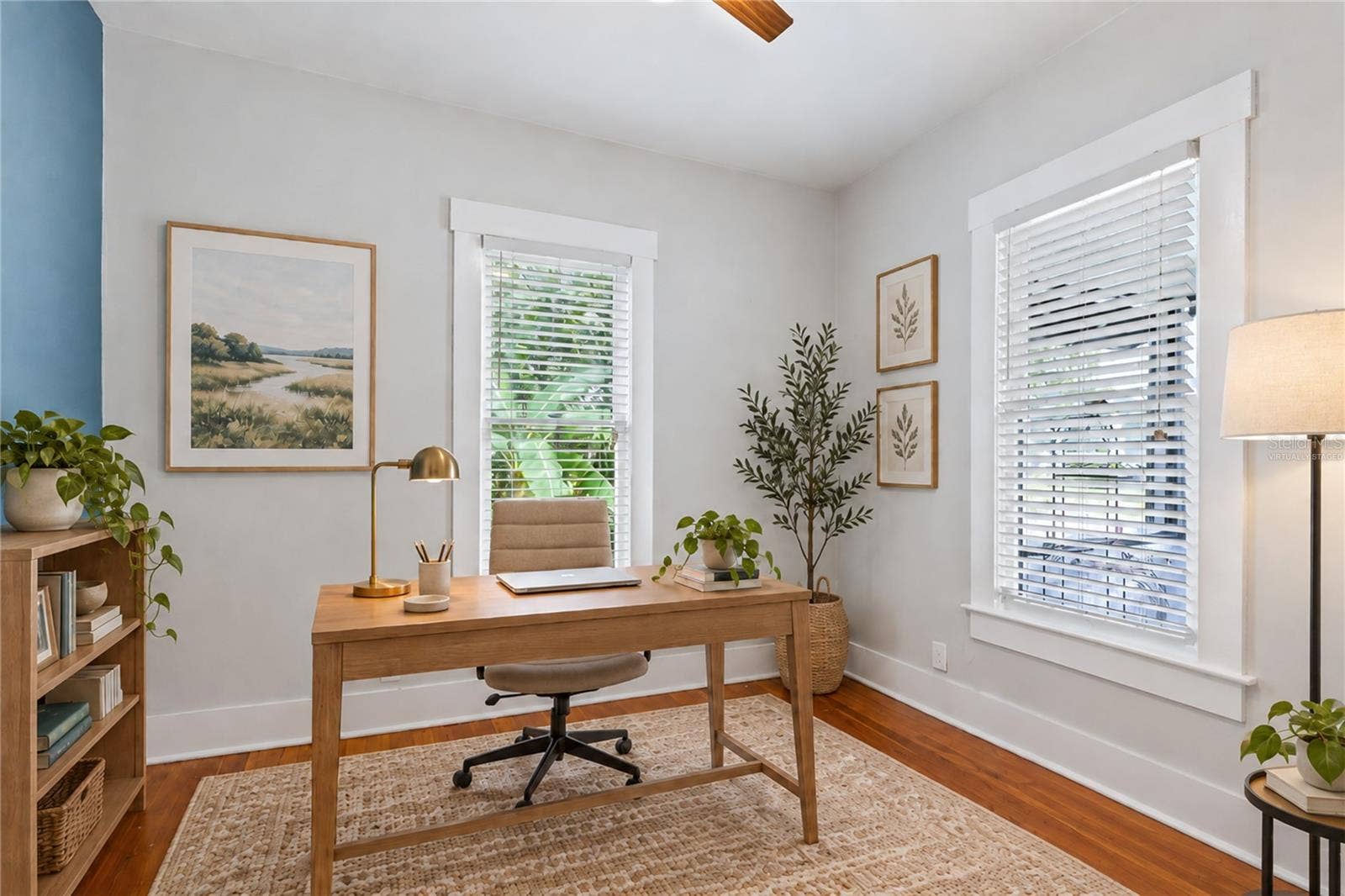 12 N FOREST AVENUE, Orlando, FL 32803 Virtually staged image. Bedroom 2/Home Office.