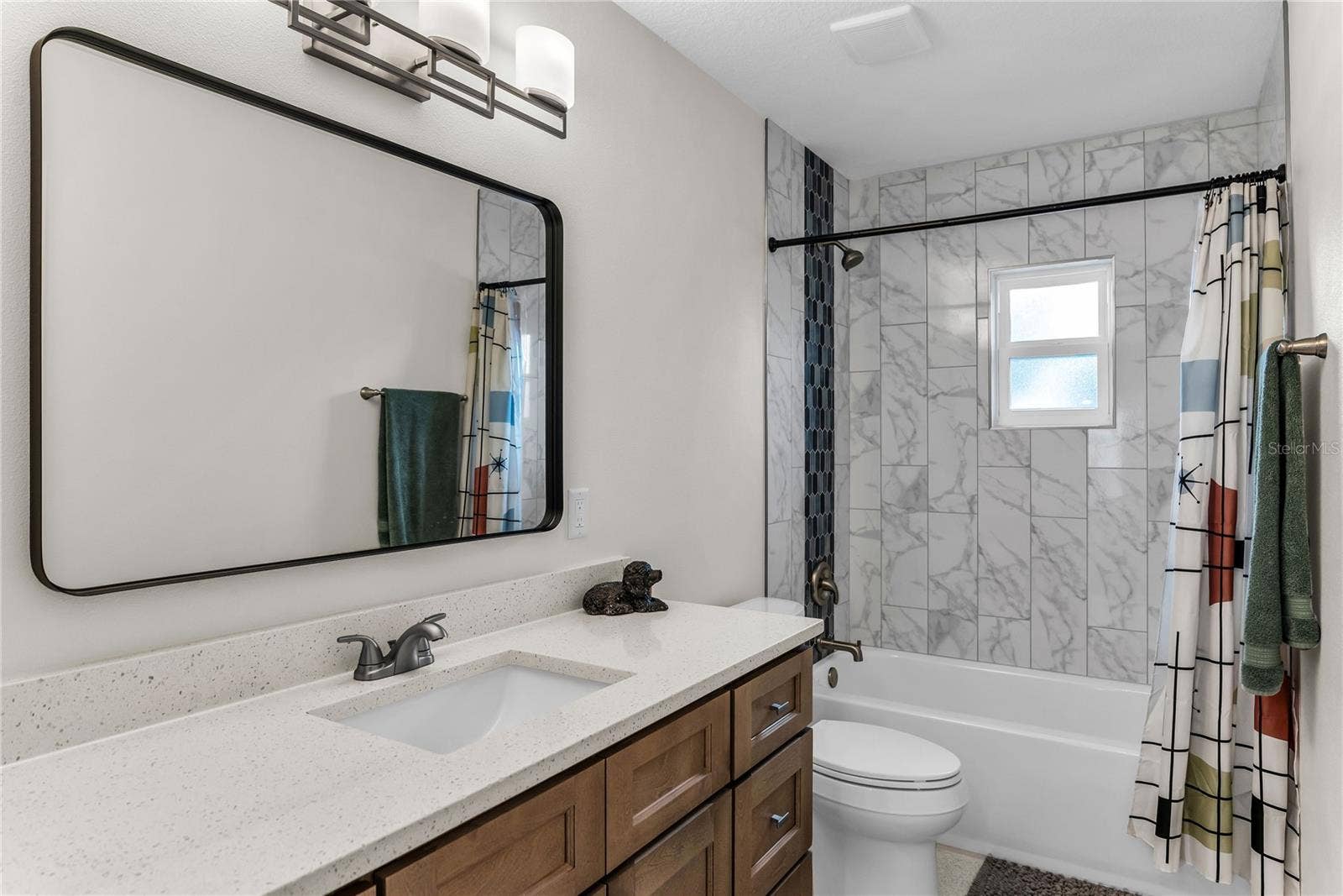Renovated hall bath