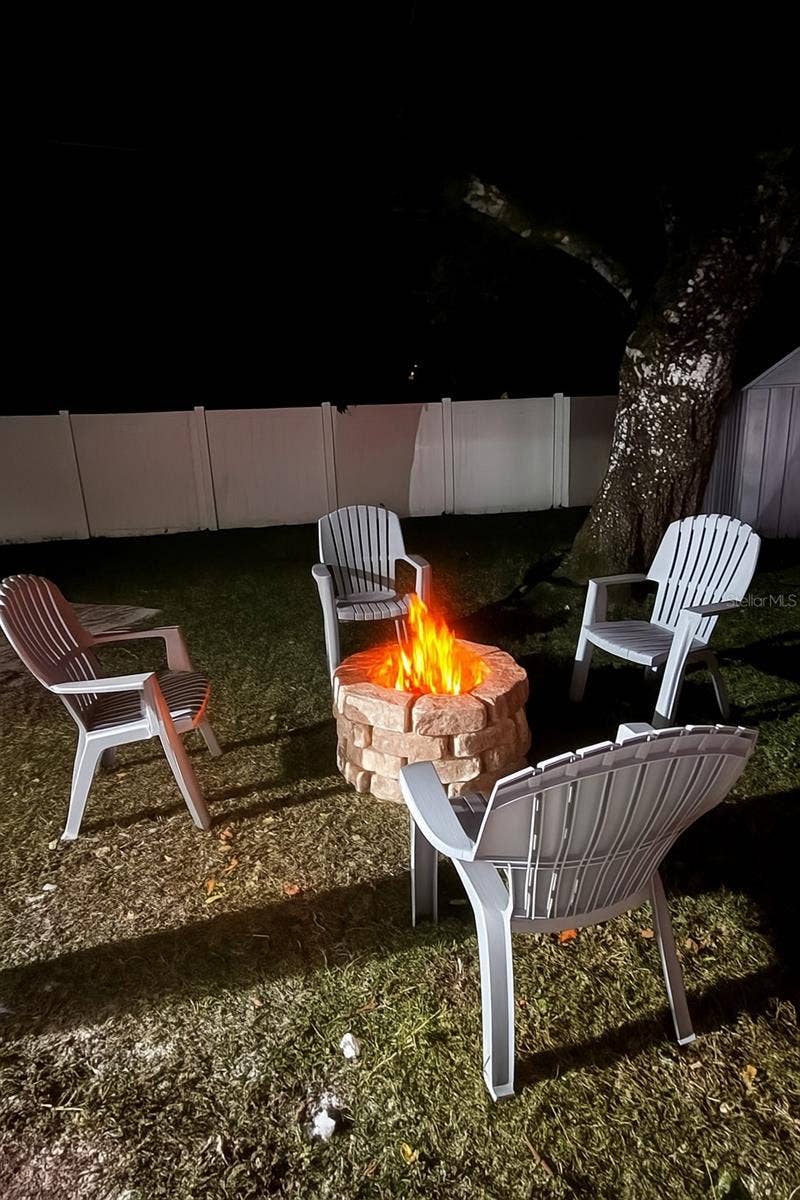 1618 MAGNOLIA AVENUE, Deland, FL 32724 firepit
