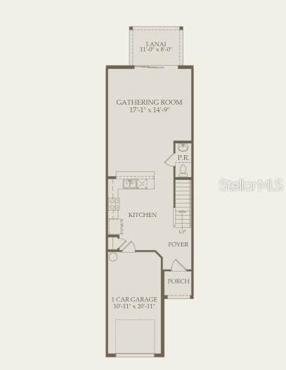 5108 MORNING DEW LANE, West Melbourne, FL 32904 Floor Plan - Floor One