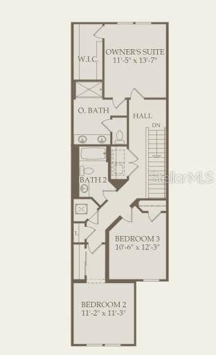 5108 MORNING DEW LANE, West Melbourne, FL 32904 Floor Plan - Floor Two