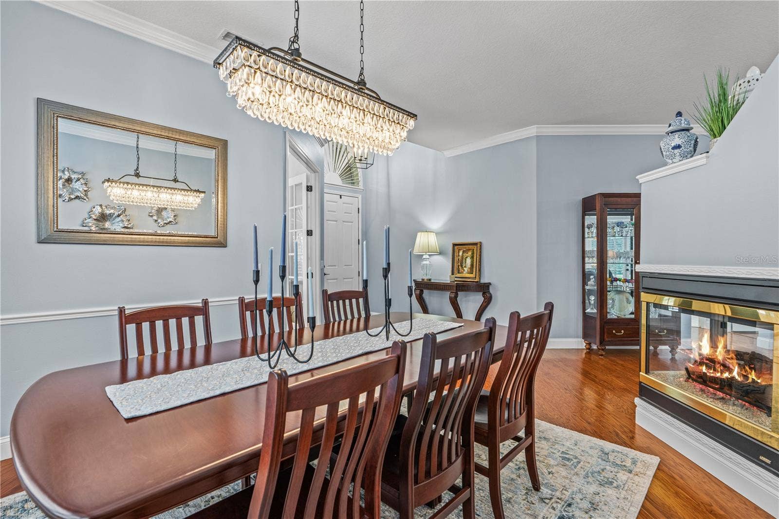 520 SOTHEBY WAY, Debary, FL 32713 Gorgeous dining room light fixture coordinates with the chandelier in the den