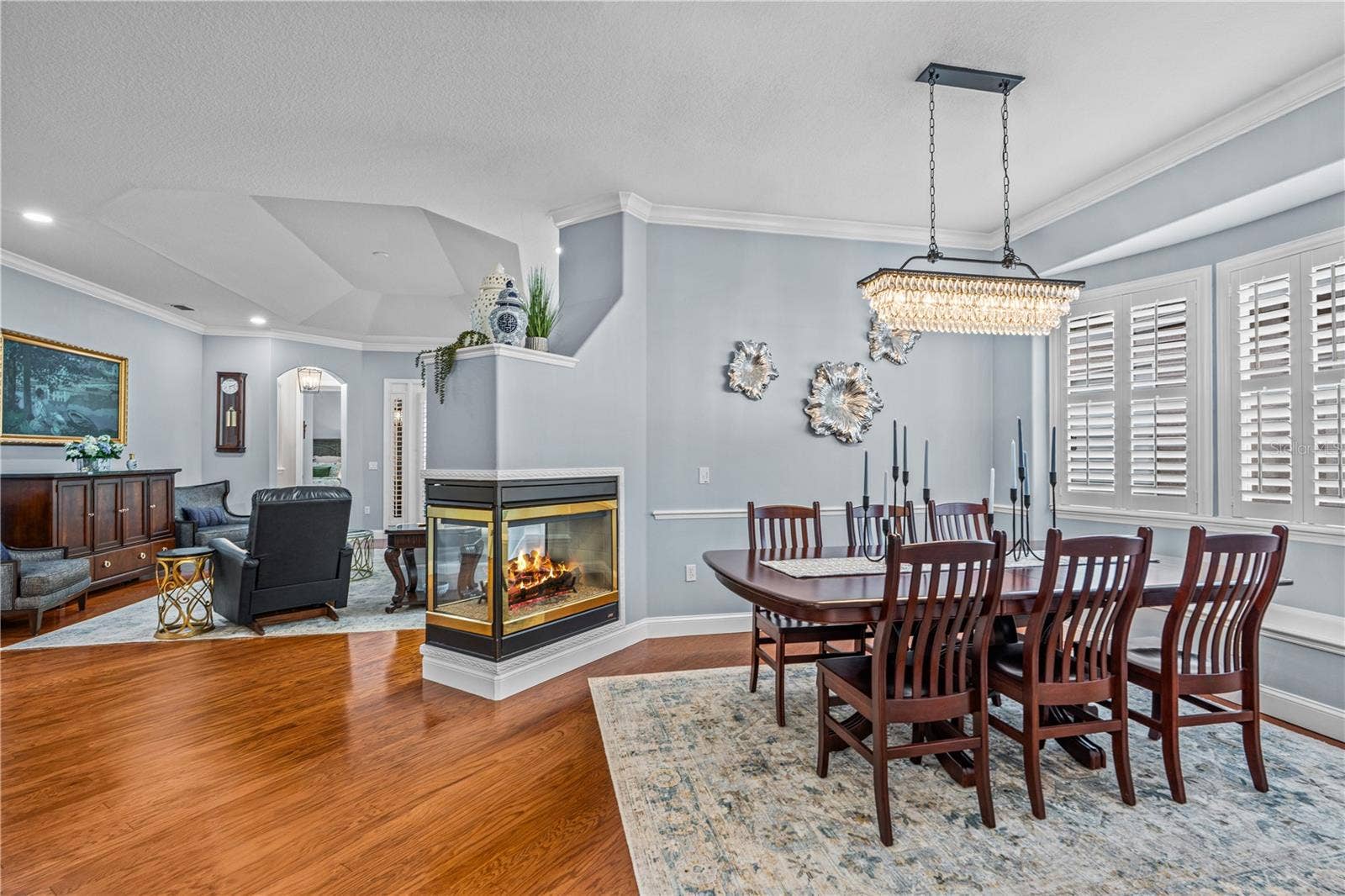 520 SOTHEBY WAY, Debary, FL 32713 Open concept living makes entertaining easy-- Dining room flows to Great Room and Kitchen