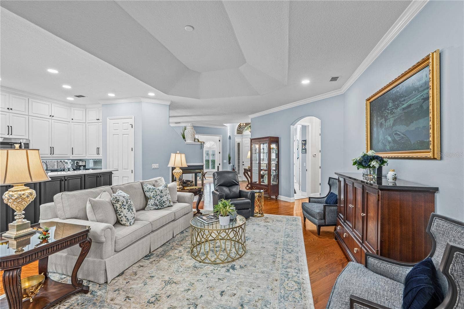 520 SOTHEBY WAY, Debary, FL 32713 The tray ceiling adds to the spacious feel of room