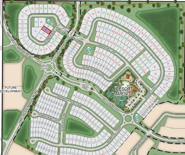 11397 Bourbon Rose Circle Site Map