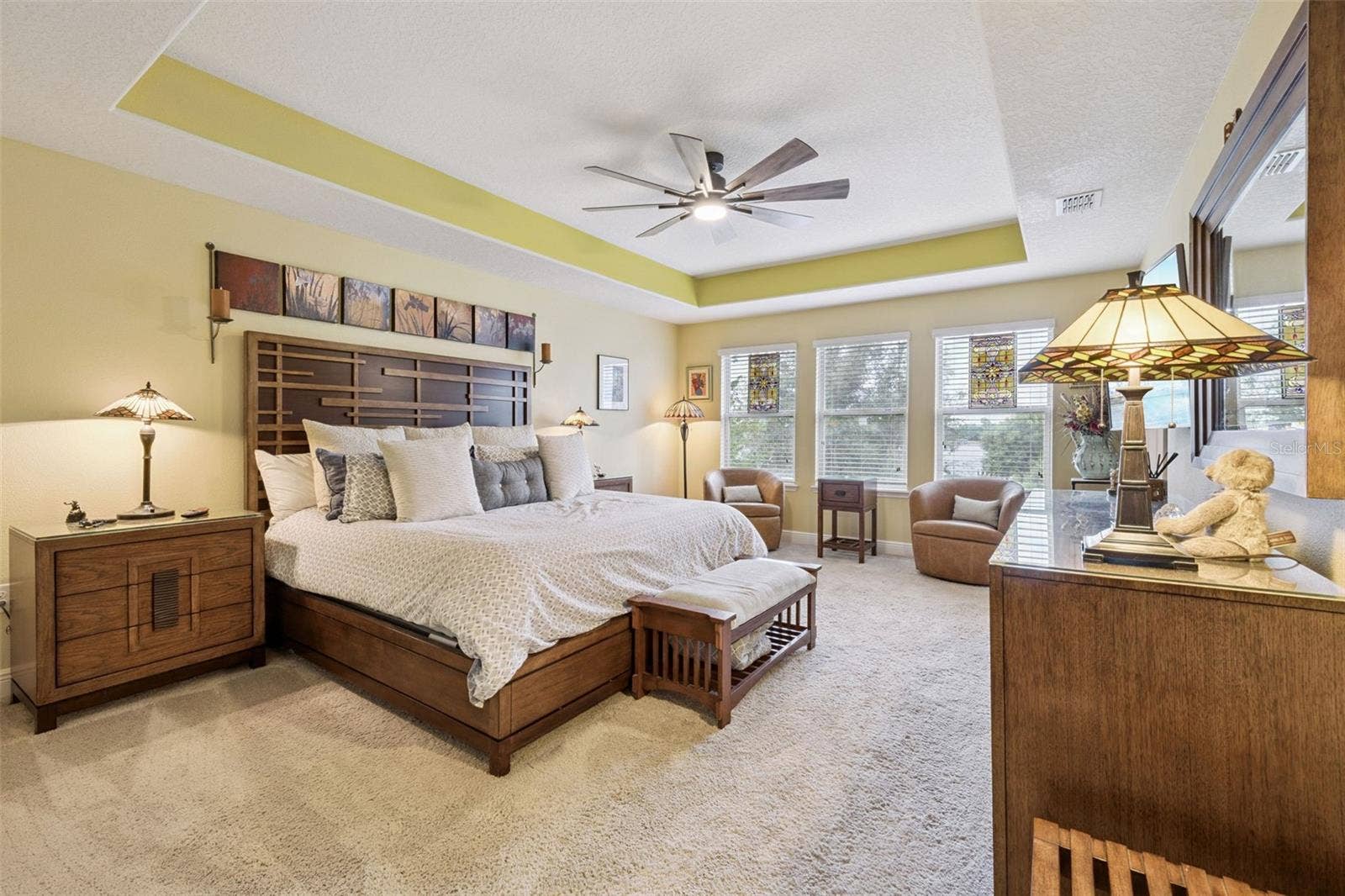 Large Primary Suite with LAKE VIEWS