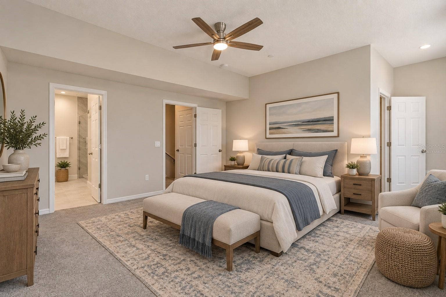 2nd Floor - First Bedroom Virtually Staged