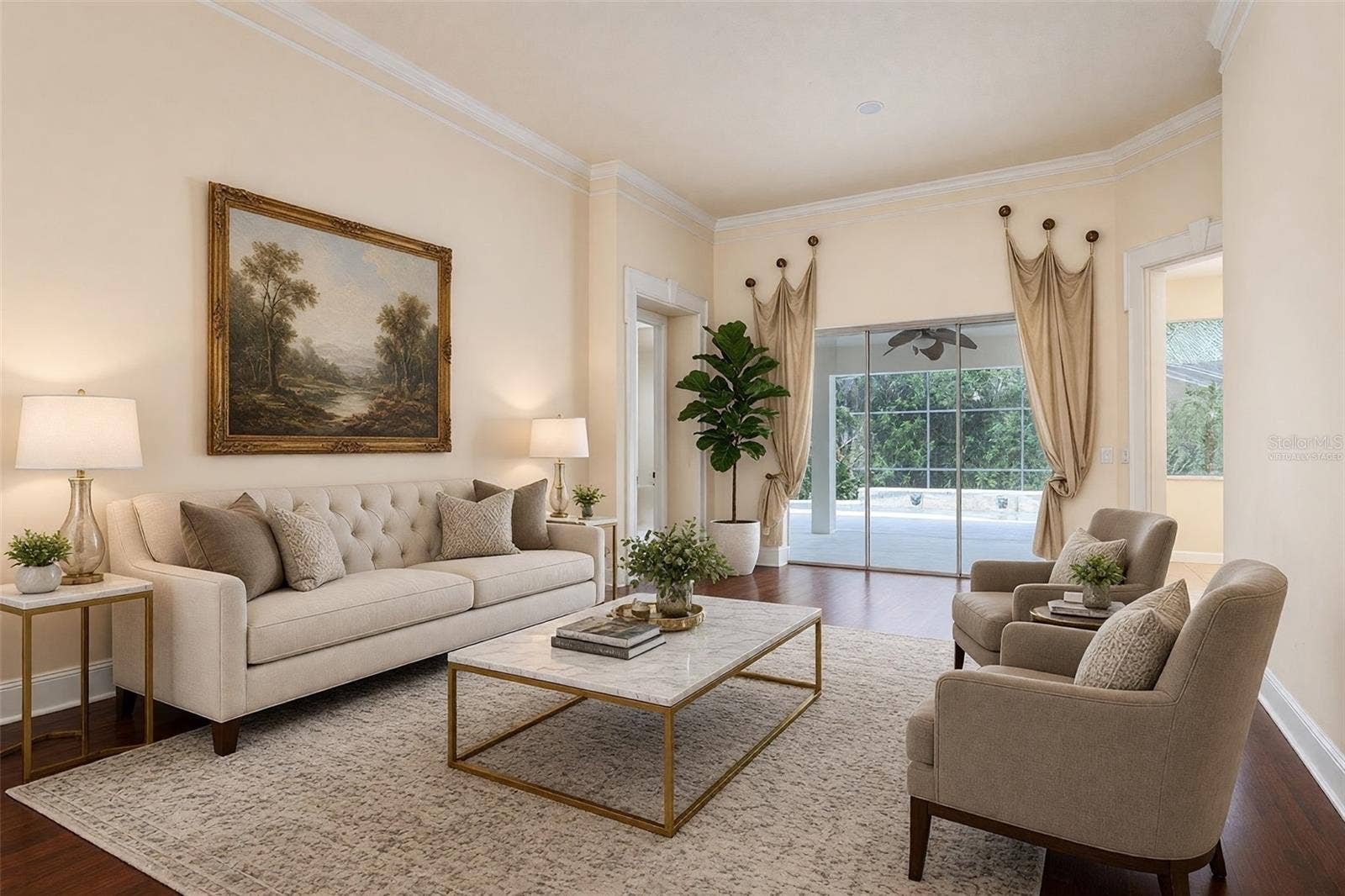 11727 DELWICK DRIVE, Windermere, FL 34786 Virtually Staged Formal Living Room