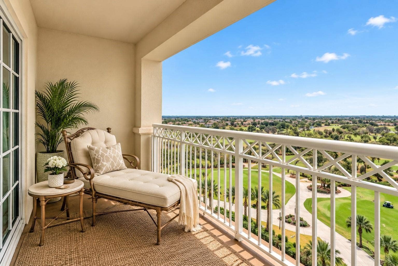 7593 GATHERING DRIVE, #803, Reunion, FL 34747 Virtually Staged Patio