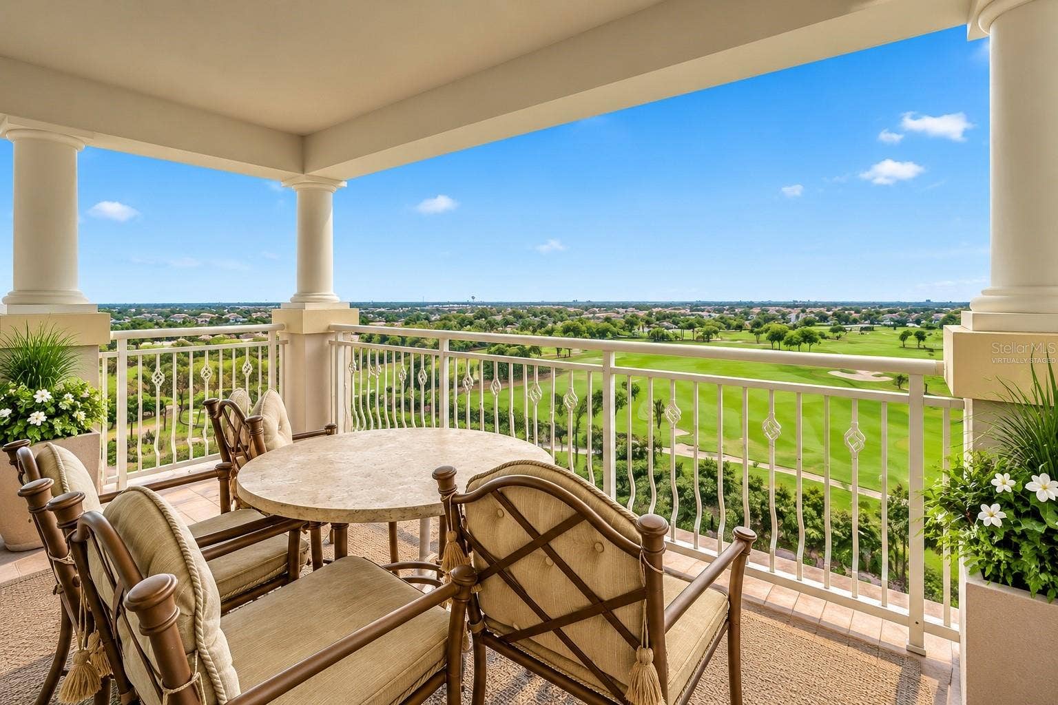 7593 GATHERING DRIVE, #803, Reunion, FL 34747 Virtually Staged Patio