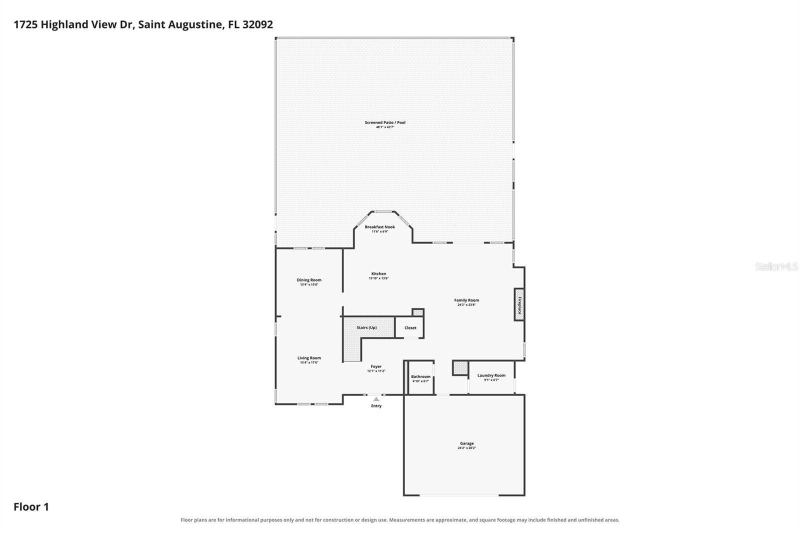 1725 HIGHLAND VIEW DRIVE, St Augustine, FL 32092