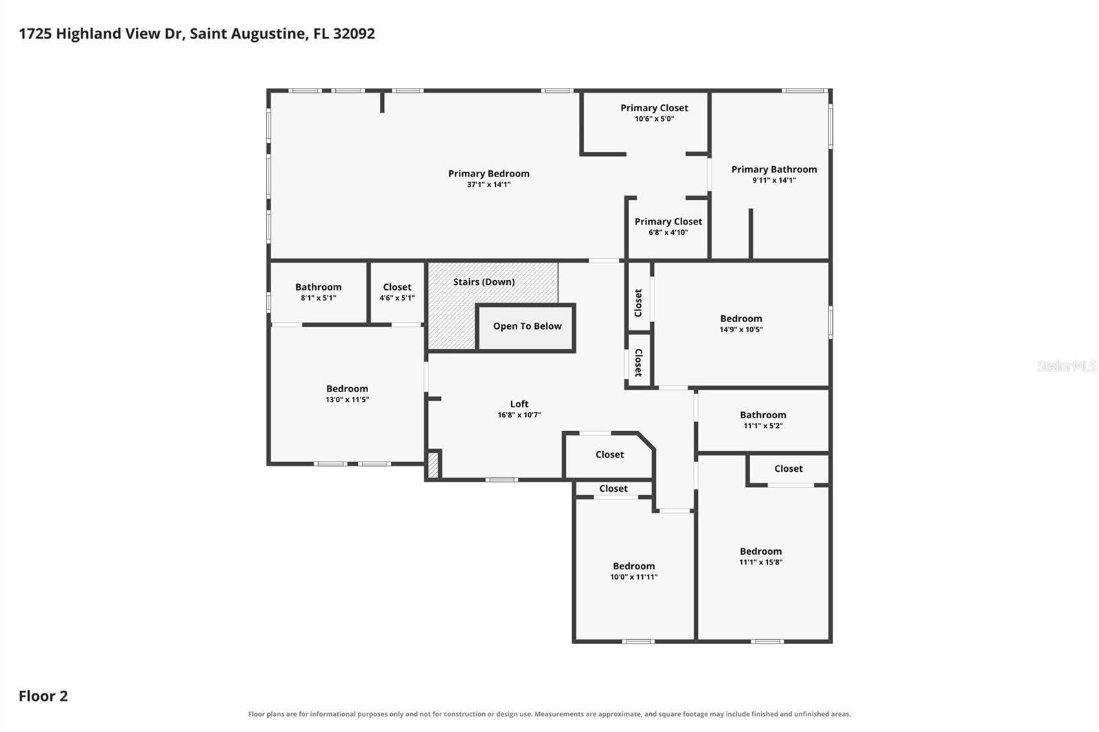 1725 HIGHLAND VIEW DRIVE, St Augustine, FL 32092