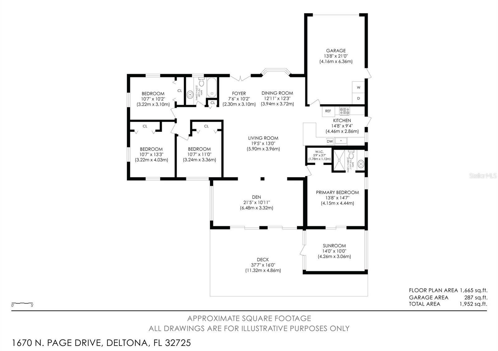 1670 N PAGE DRIVE, Deltona, FL 32725 Floor Plan