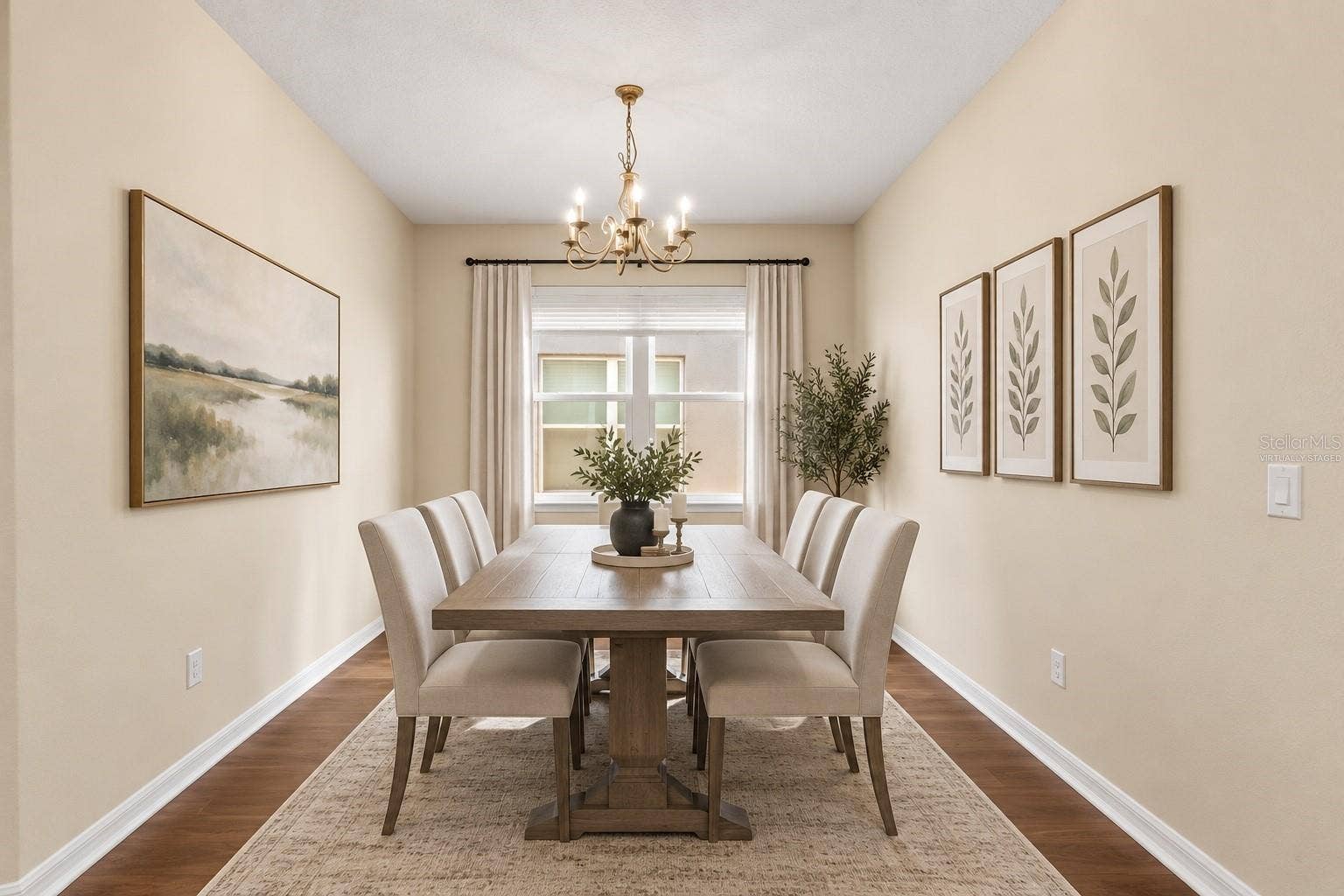 17104 GOLDCREST LOOP, Clermont, FL 34714 Virtually staged formal dining room