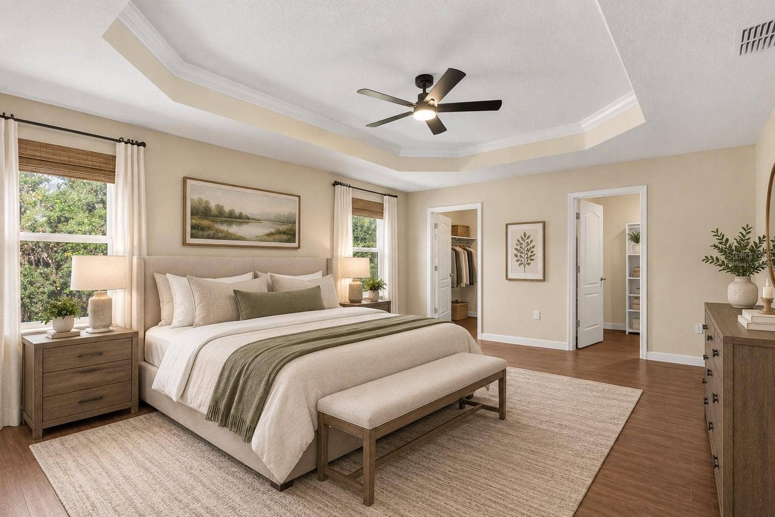 17104 GOLDCREST LOOP, Clermont, FL 34714 Virtually staged primary bedroom