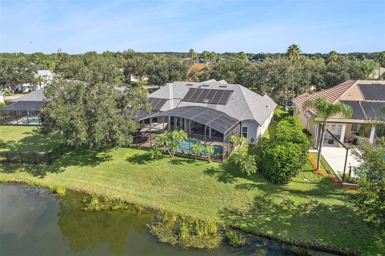 3832 HUNTERS ISLE DRIVE, Orlando, FL 32837 Ariel with beautiful water view - View 10.