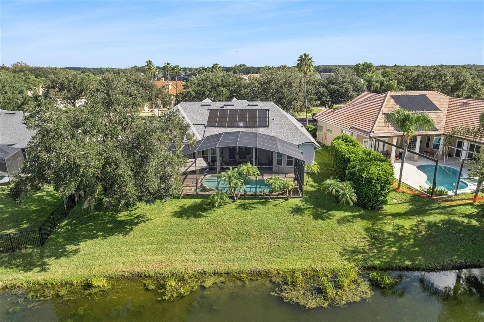 3832 HUNTERS ISLE DRIVE, Orlando, FL 32837 Ariel with beautiful water view- View 9.