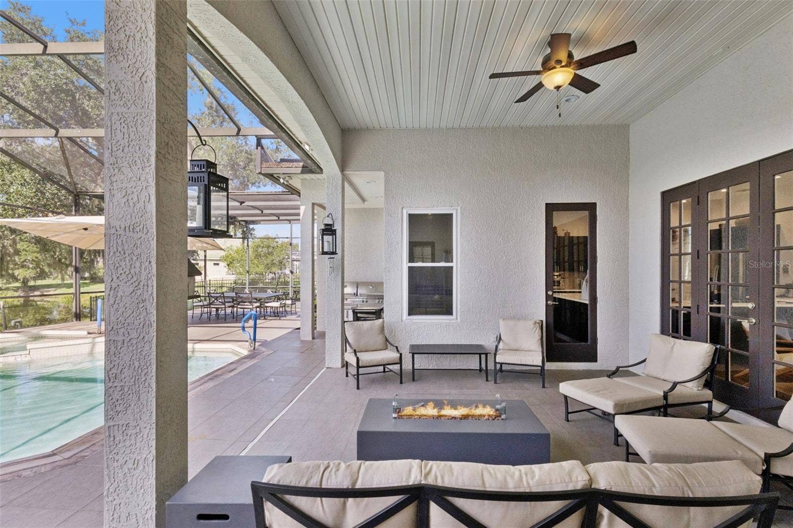 3832 HUNTERS ISLE DRIVE, Orlando, FL 32837 Pool lanai area - View 2.
