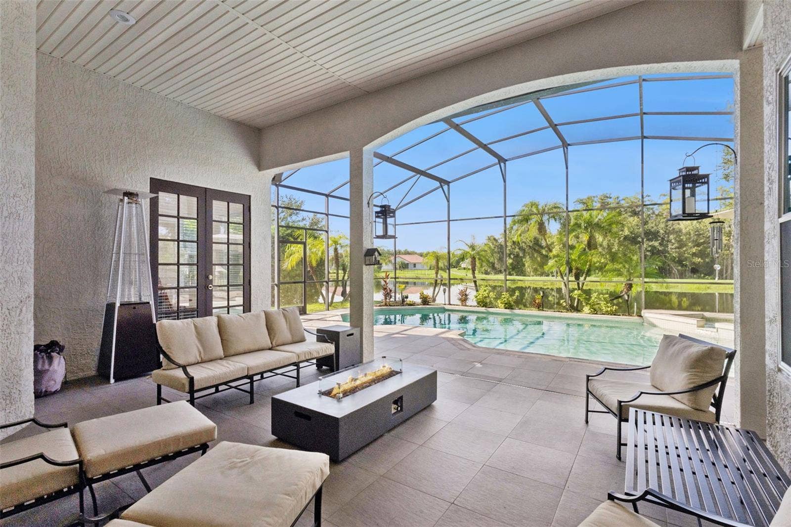 3832 HUNTERS ISLE DRIVE, Orlando, FL 32837 Pool lanai area - View 3.