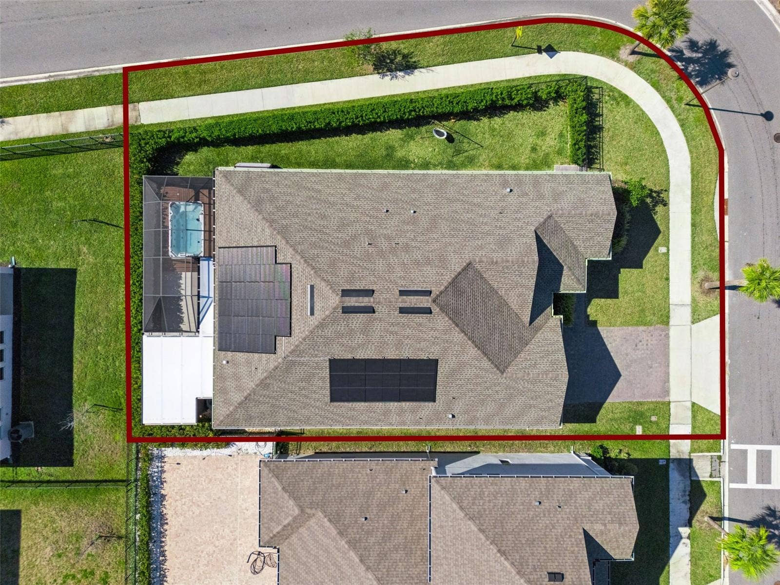 19058 PLANETREE STREET, Orlando, FL 32827 Aerial view showcasing the home, lot, and surrounding neighborhood.