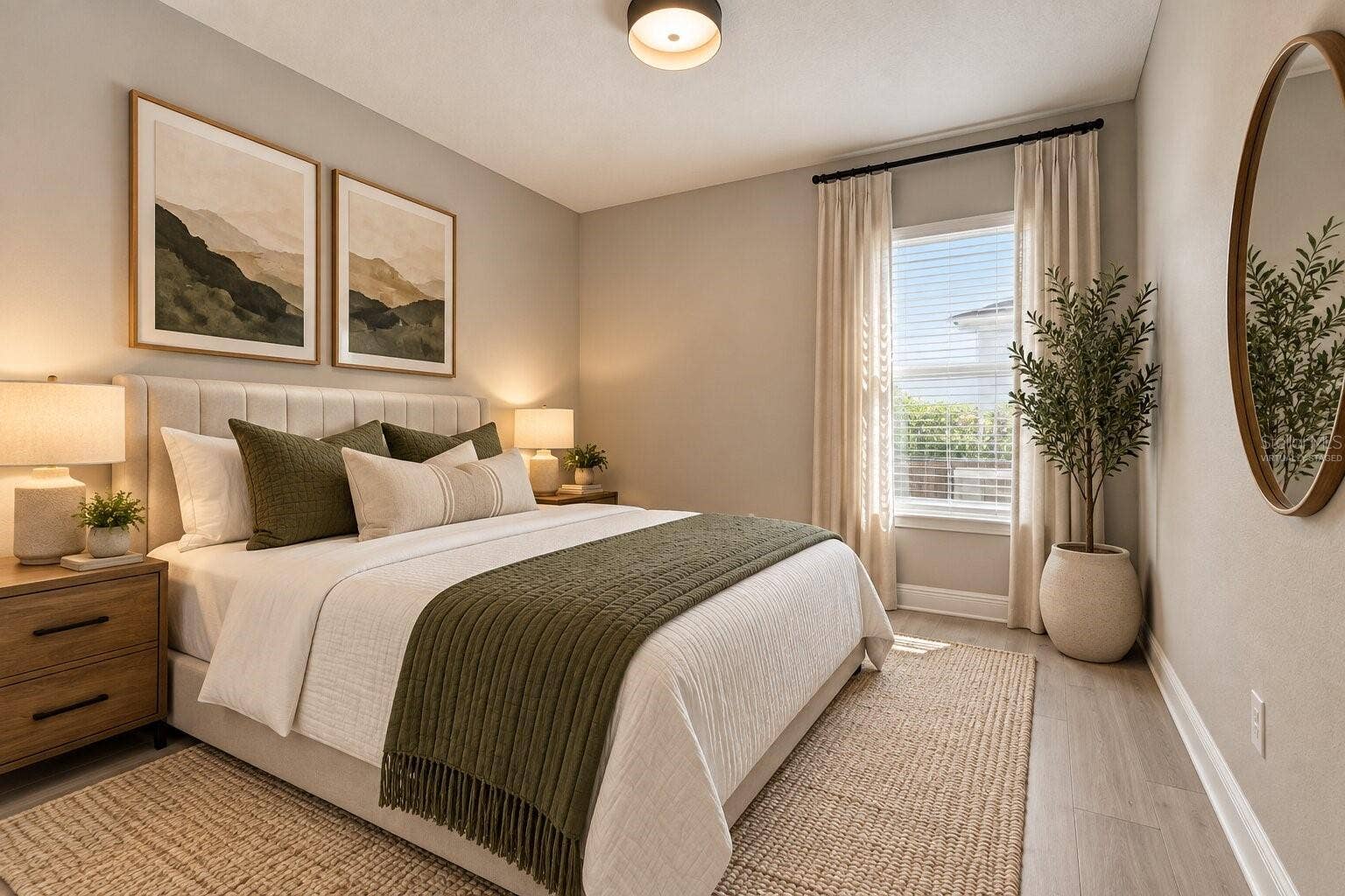 19058 PLANETREE STREET, Orlando, FL 32827 Virtually Staged! Comfortable secondary bedroom with plenty of room to unwind.