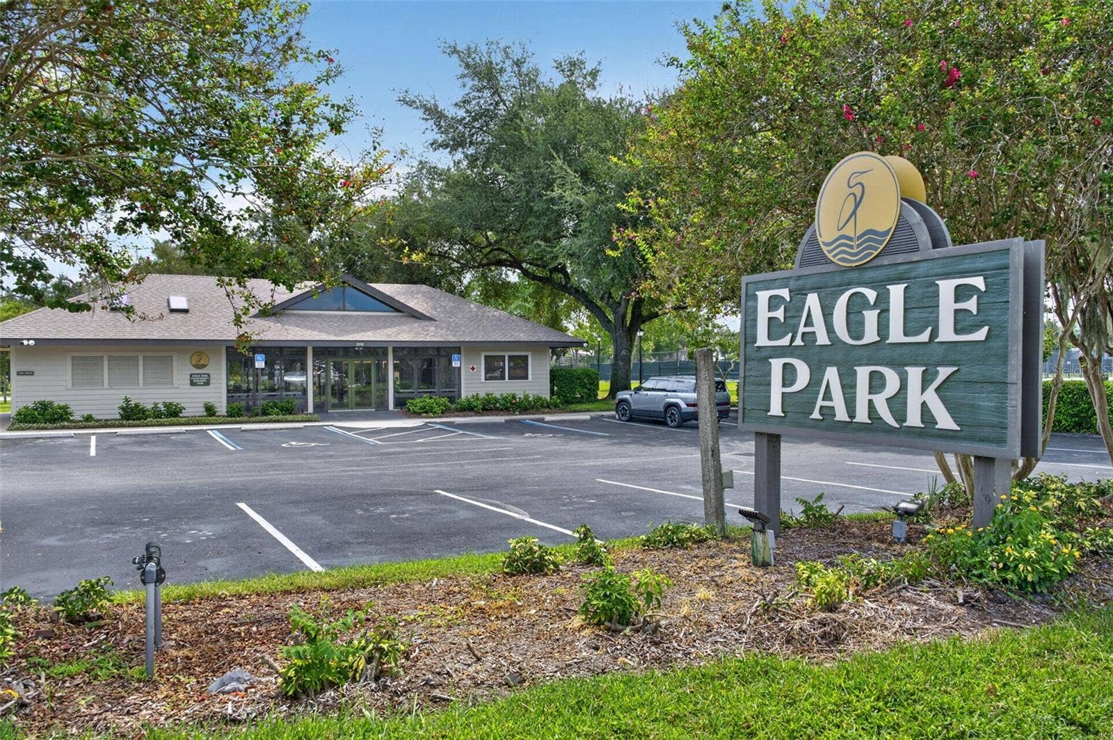 Walk to Eagle Park - a private park for Hunter's Creek residents.
