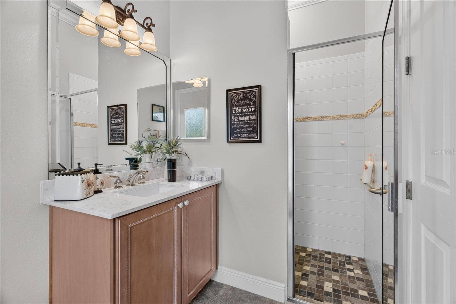 Third Bathroom with Walkin Closet with new sink