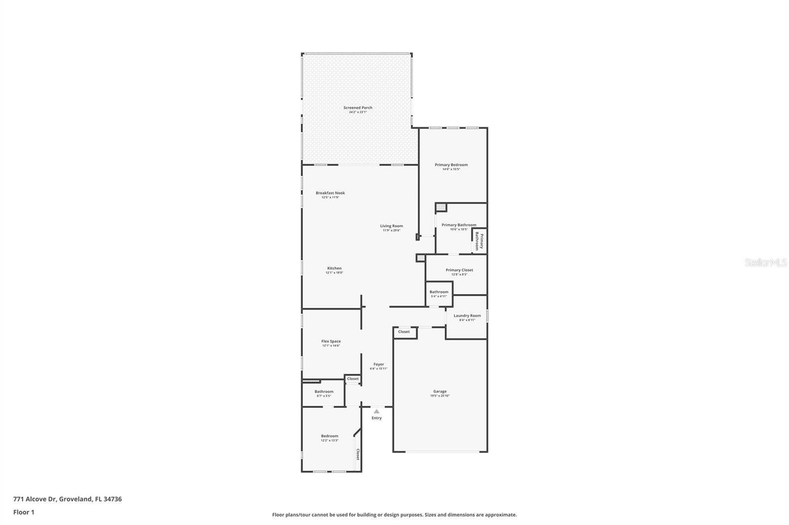 771 ALCOVE DRIVE, Groveland, FL 34736 Floor Plan