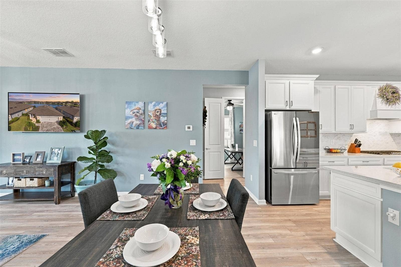 9260 BALLASTER POINTE LOOP, Parrish, FL 34219 Dining Space in the Open Floor Plan.. Table for four included!
